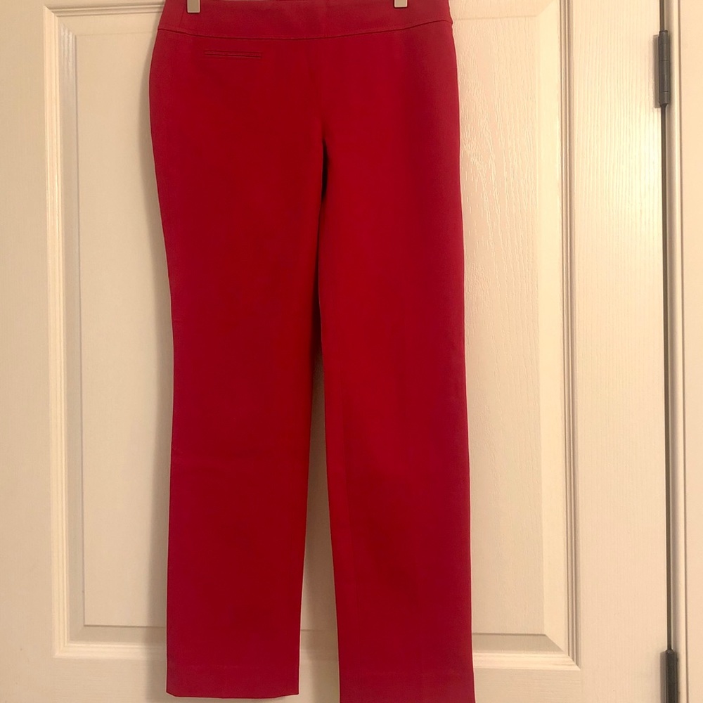 Size 2P LOFT “Kate” Dark Pink Trousers